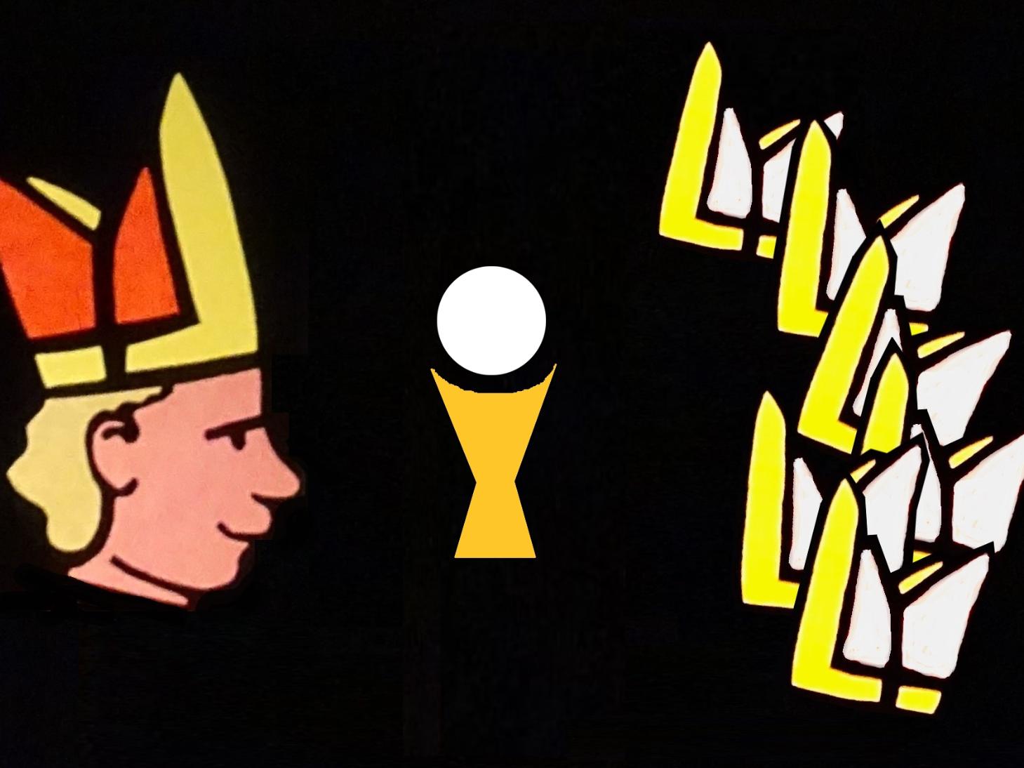 Fensterbild St. Martin muss am 'Blutgottesdienst' teilnehmen.