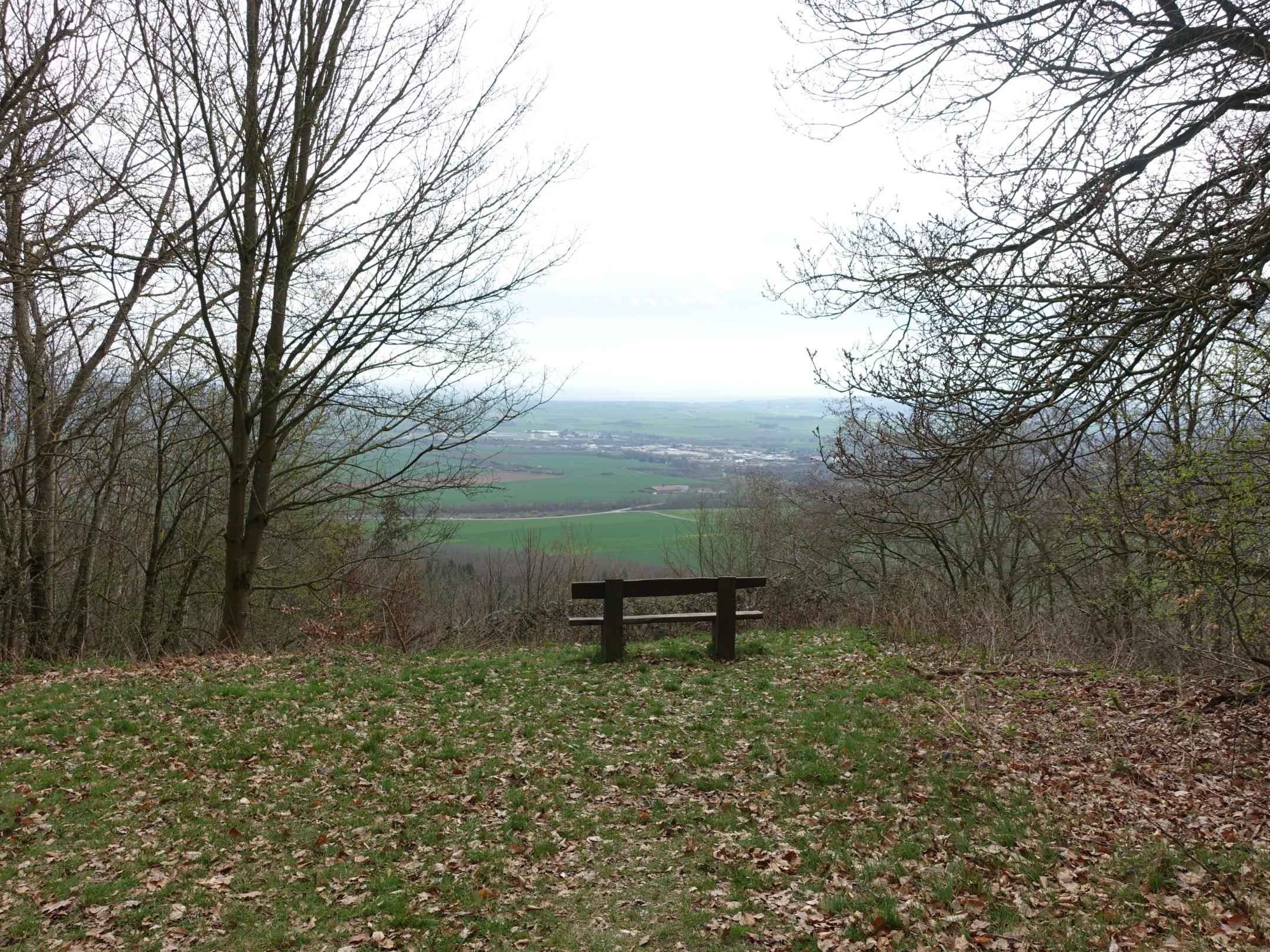 Die große Pause - Pausenbank am Krufter Waldsee
