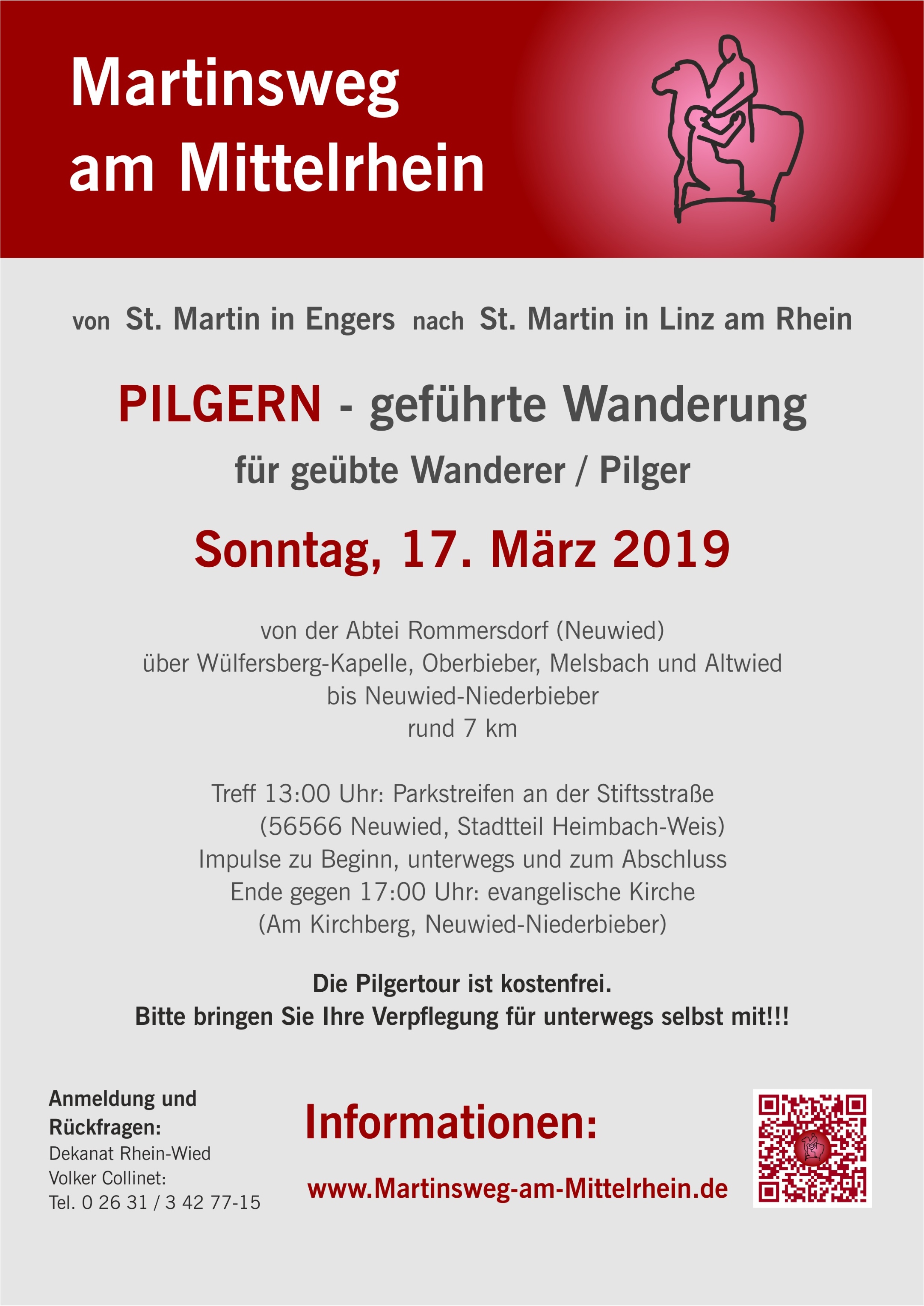 Plakat zur 3. geführten Wanderung