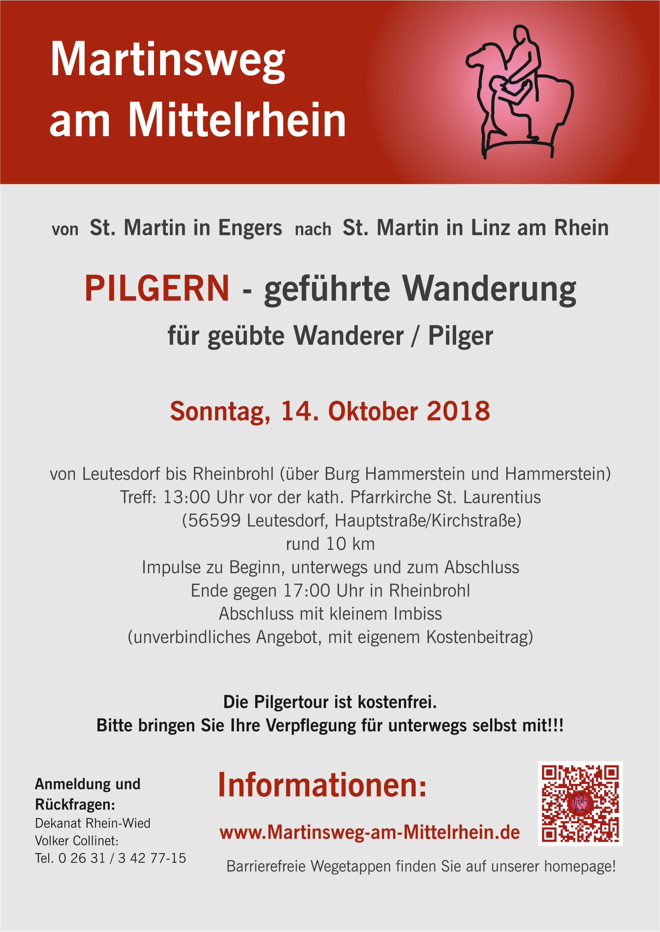 Plakat zur 2. geführten Wanderung